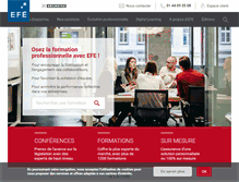 Tablet Screenshot of efe.fr